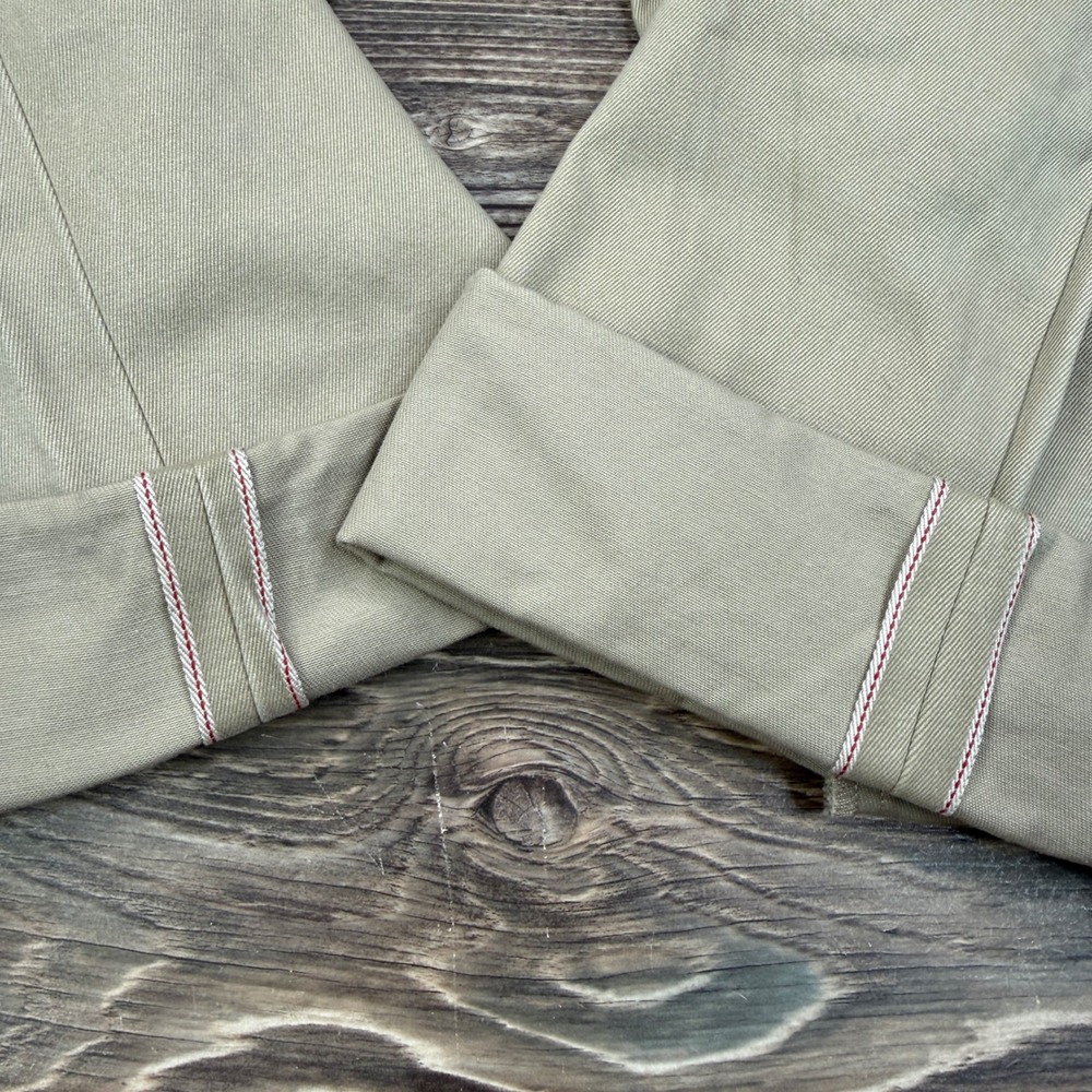 J.Crew Wallace & Barnes Mens Size 32x32 Officer Chino Pants Khaki Selvedge NWT - Picture 13 of 13